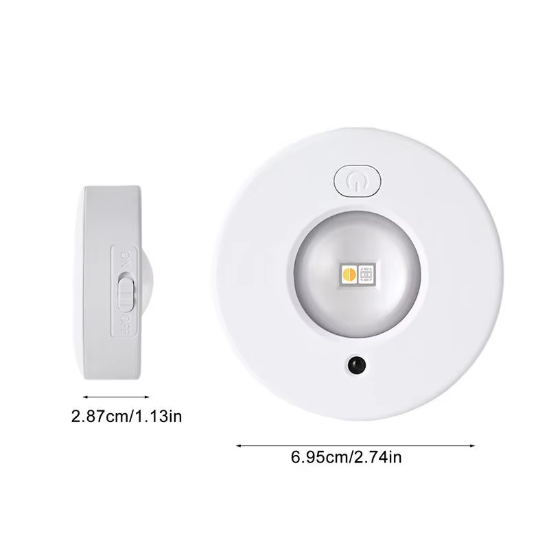 Puck Lights with Remote Magnetic under Cabinet Indoor Lighting 500Mah USB Rechargeable Dimmable under Counter Lights with Remote