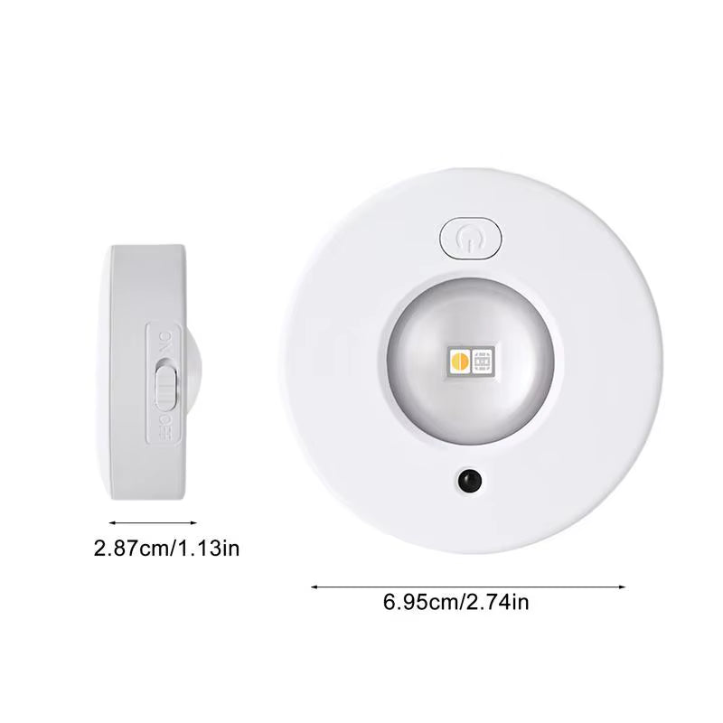 Puck Lights with Remote Magnetic under Cabinet Indoor Lighting 500Mah USB Rechargeable Dimmable under Counter Lights with Remote