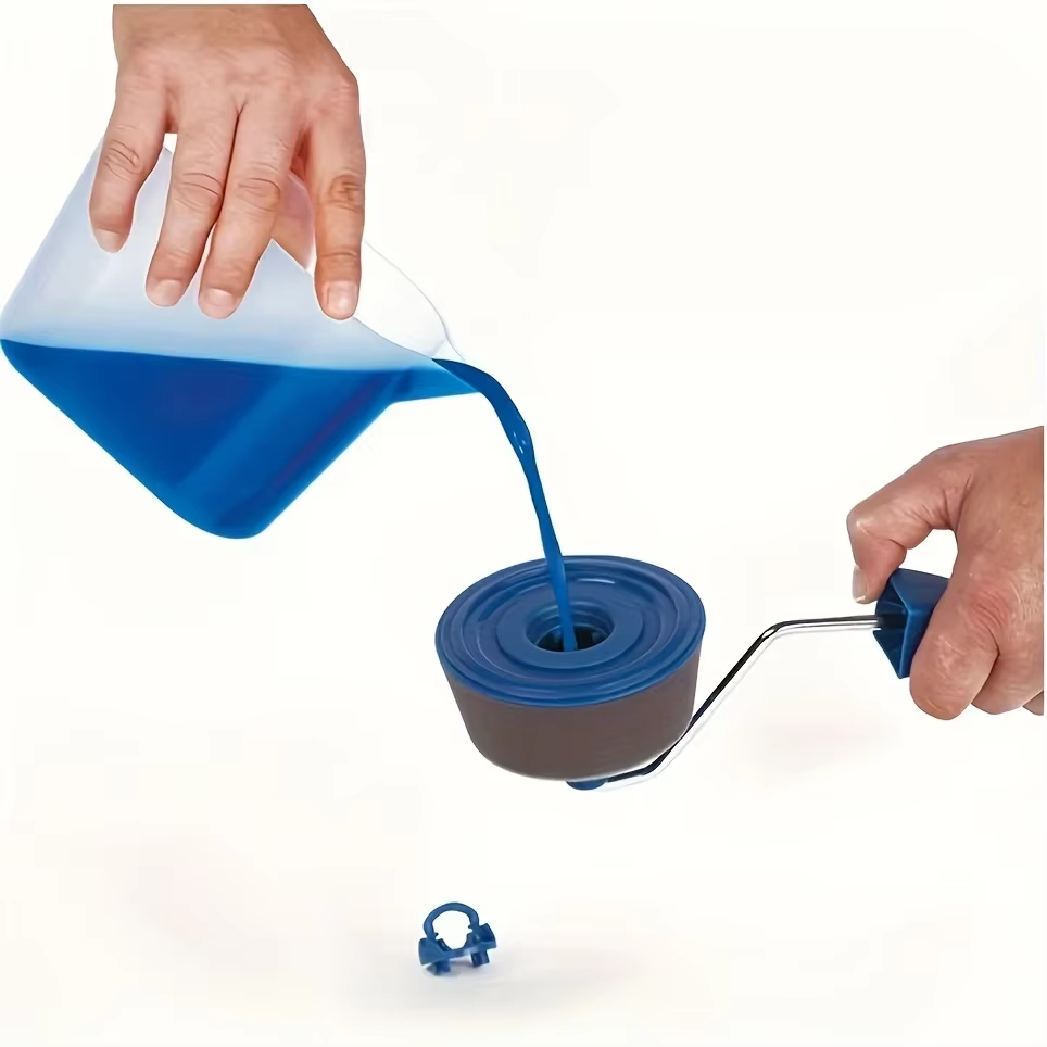 5-Piece Set Multifunctional Paint Roller Angle Brush Handle Tool Wall Paint Roller DIY Household Easy-To-Operate Paint Brush