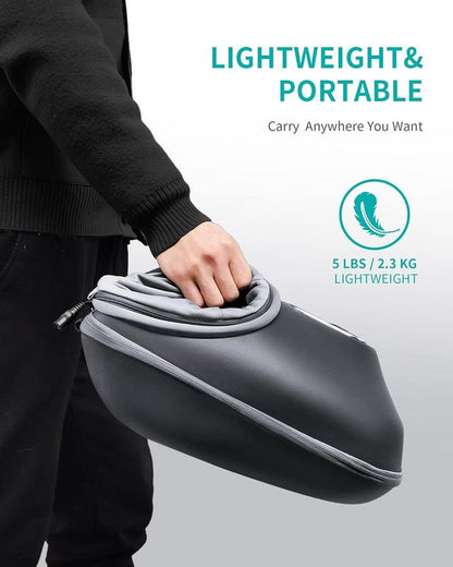 Heated Foot Massager with Deep Tissue Kneading Therapy & Air Compression, Promotes Blood Circulation, Foot Comfort, Adjustable Settings for Sensitive Feet, Tiktokshopholidayhaul Christmasgift White Elephant Gift