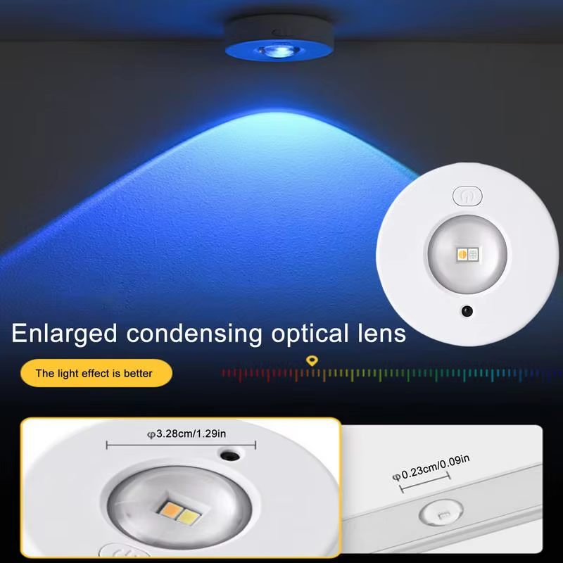 Puck Lights with Remote Magnetic under Cabinet Indoor Lighting 500Mah USB Rechargeable Dimmable under Counter Lights with Remote